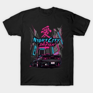 240sx - Night City Drifter T-Shirt